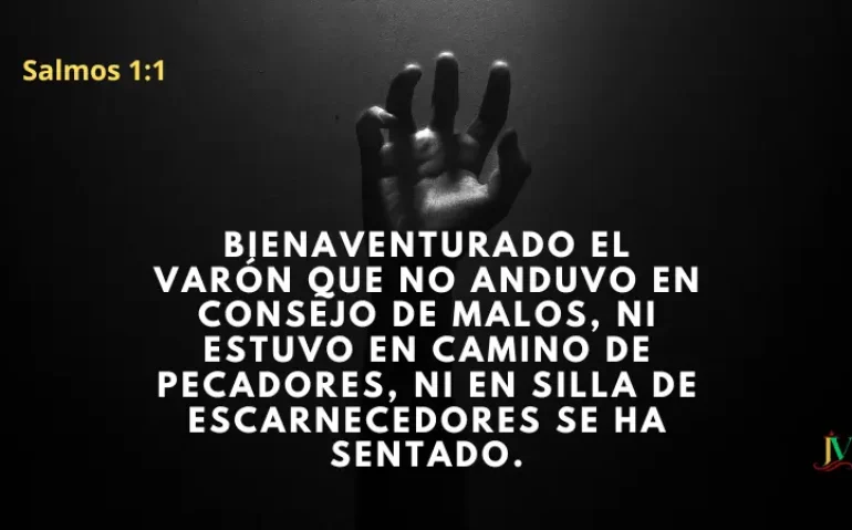Salmos 1:1 Jesús es la vida Versículos diarios